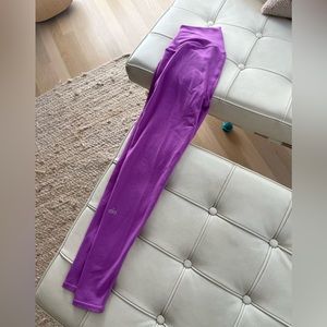 Alo purple leggings - full length high waisted